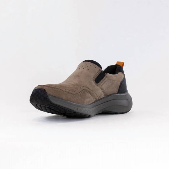 NEW CLARKS men's wave edge in dark taupe - Picture 4 of 6